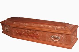 Solid mahogany last supper T 05
